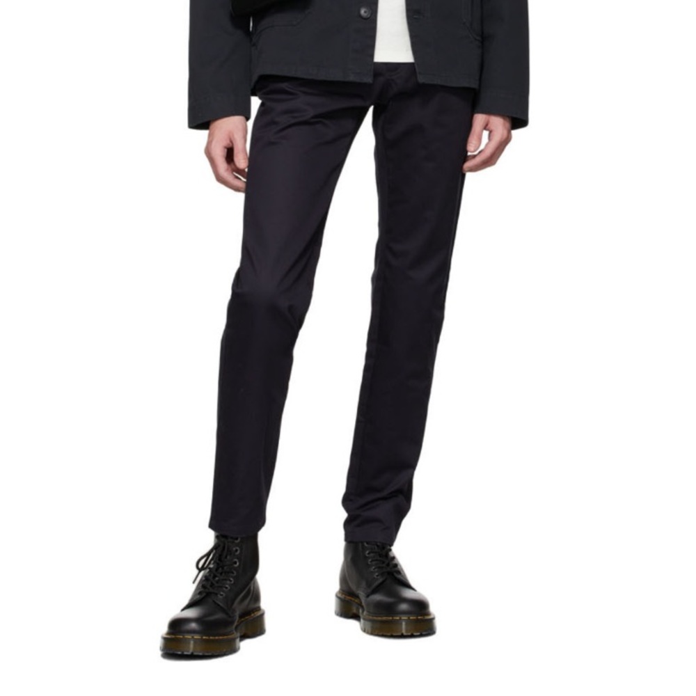 A.P.C. Navy Classic Chino Trousers XS-S 100% Cotton